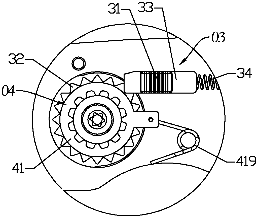 Bidirectional locking manual knife