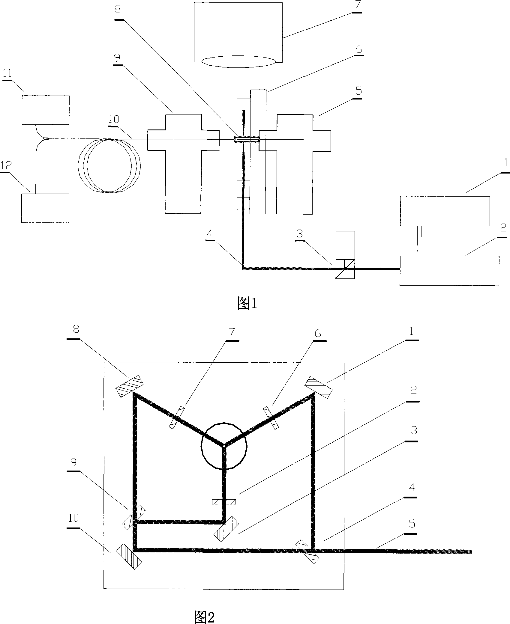 Method for making amber cavity and apparatus by optical fiber method