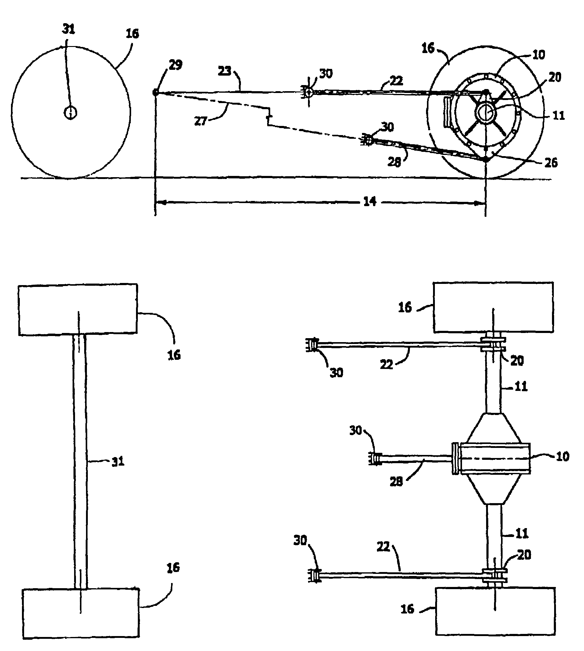 Torque reaction control link