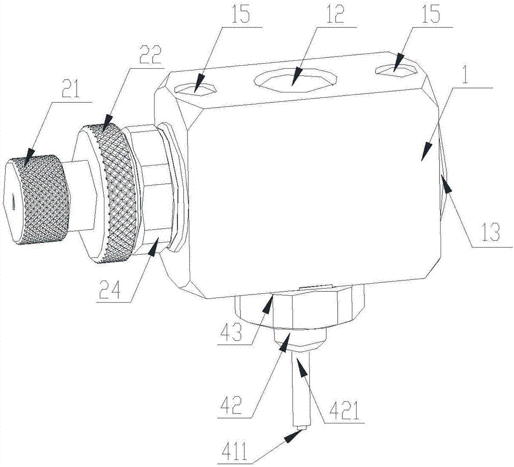 Mini-type air atomizing nozzle