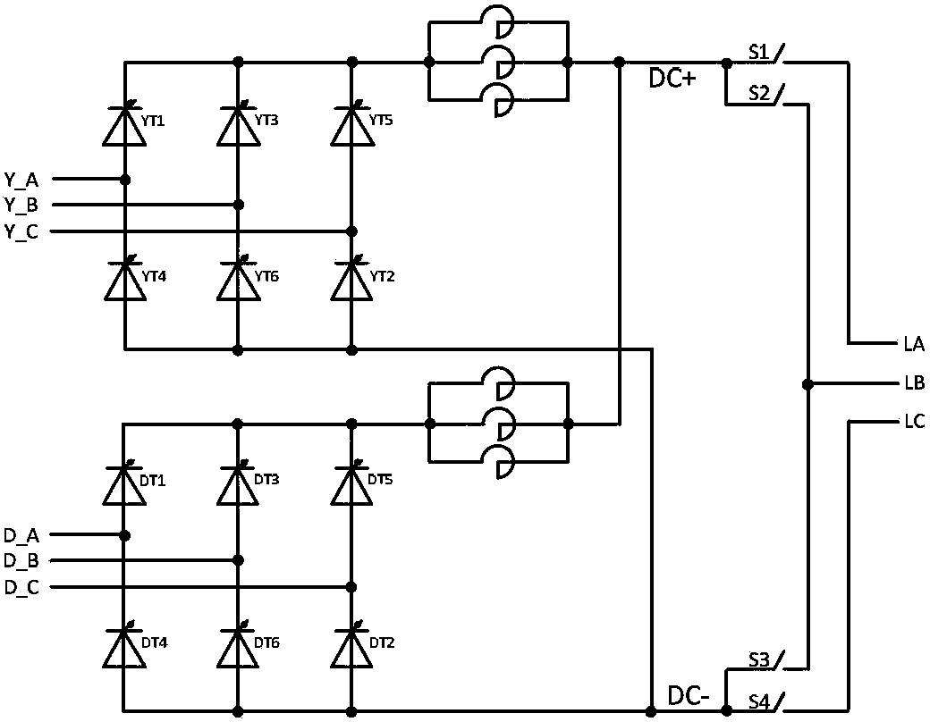 Method for configuring structure transformation of double 6-pulse thyristor converter valve groups