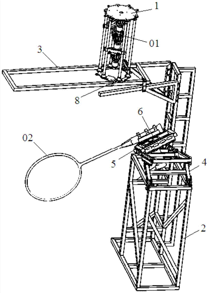 A stacked ball-dropping device and a ball-serving mechanism capable of carrying multiple shuttlecocks