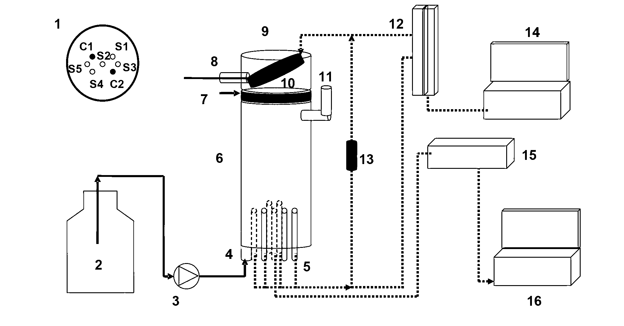 Multi-electrode microbial fuel cell system for researching microbial electrochemistry