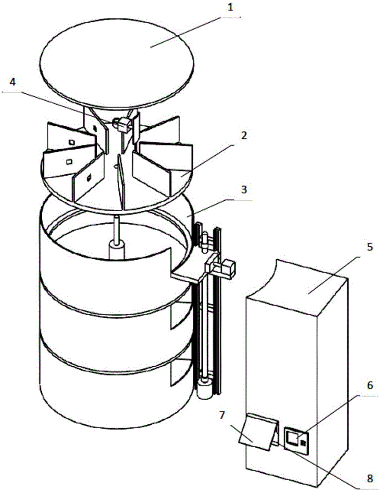 Express self-help pick-up and deposit cabinet