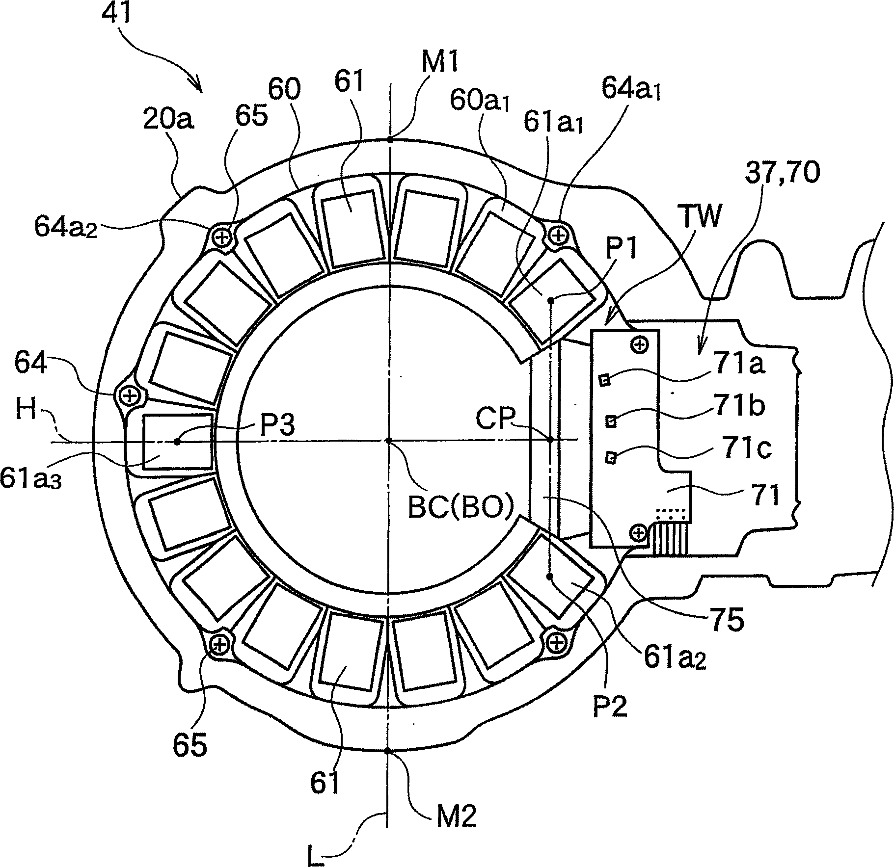 Axial gap type motor generator