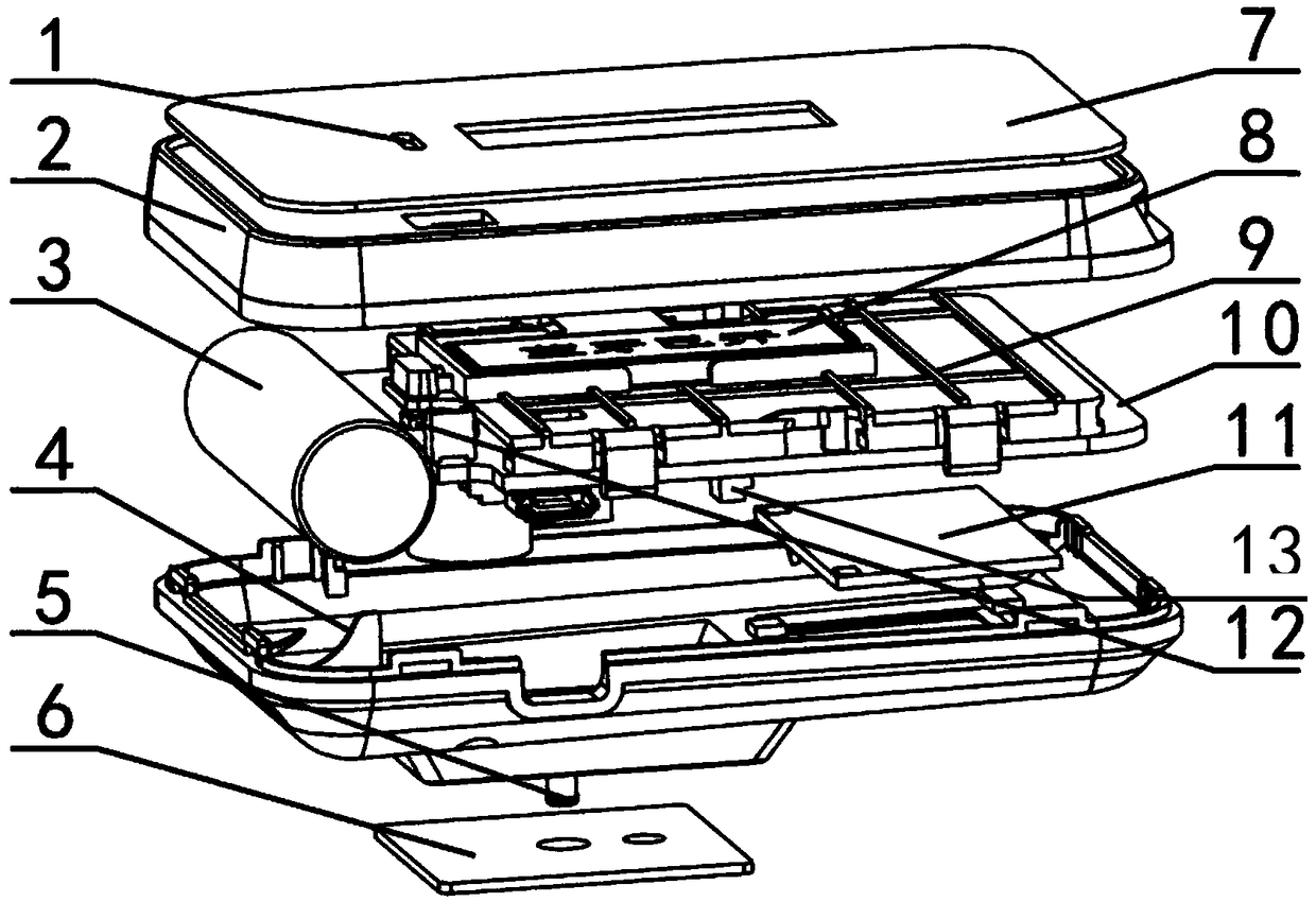 Tilt angle detection-based dismounting-proof electronic tag and dismounting-proof detection method