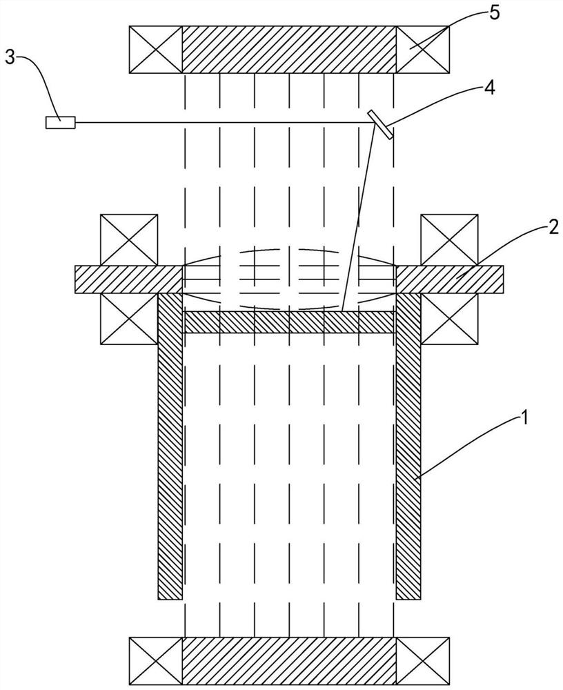 Method and device for electromagnetically assisted laser printing of NiCrAlY-Al2O3 ceramic