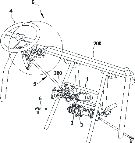 All-terrain vehicle and its steering system