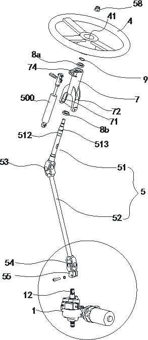 All-terrain vehicle and its steering system