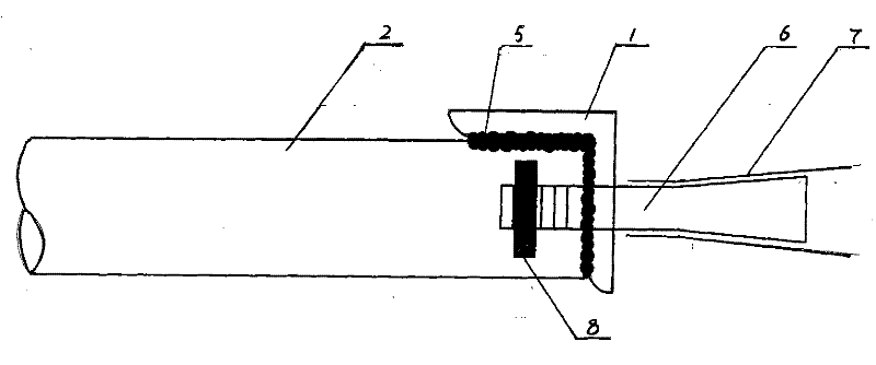 Rear-mounted rigid wall-connecting device