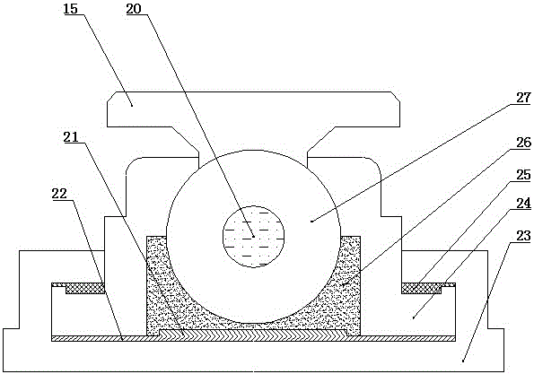 A front outrigger structure of a highway bridge erection lifting device