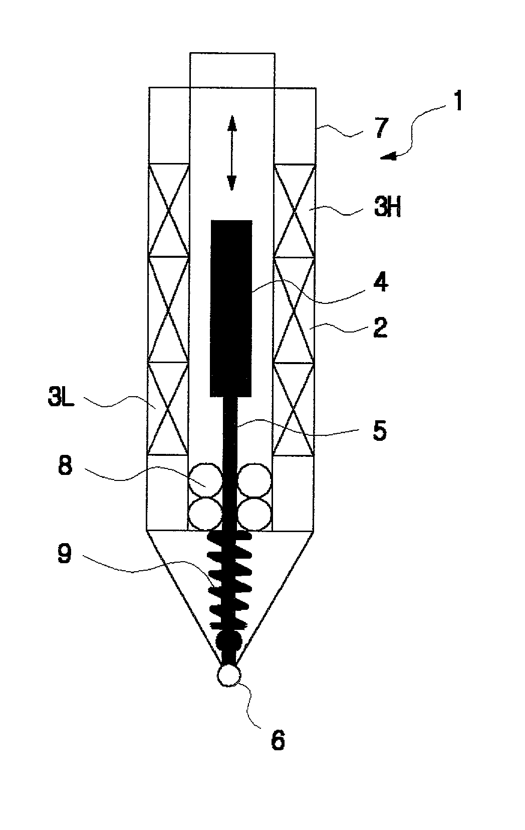 High sensitivity displacement measuring device using linear variable differential transformer