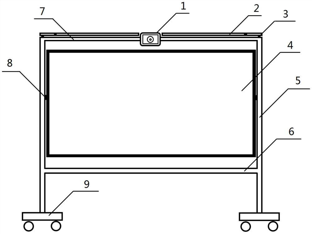 A multifunctional teaching writing board and teaching system