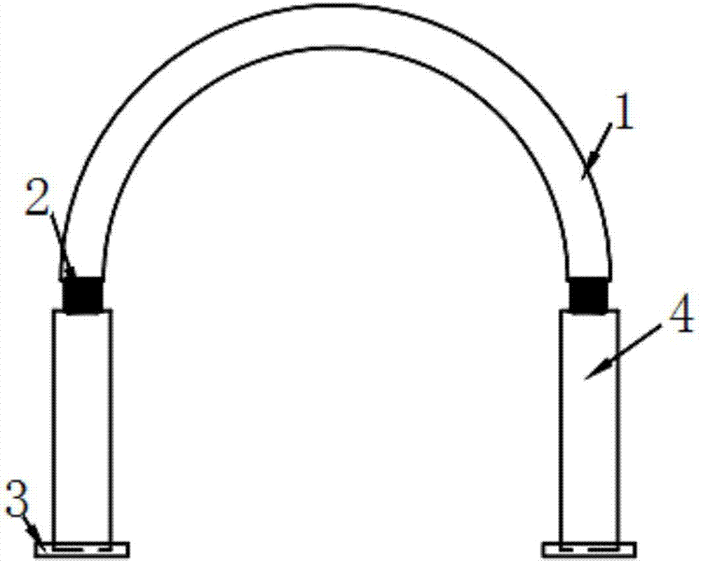 Tunnel portal dangerous rock falling multi-stage protection method and structure body thereof