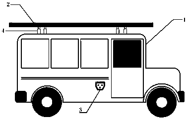 Serial-parallel hybrid power new energy automobile