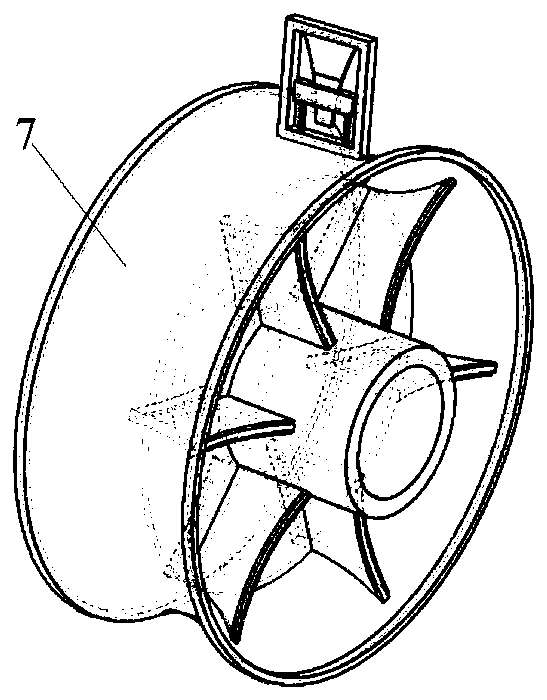 Rotary self-frequency-modulation piezoelectric vibration energy collector