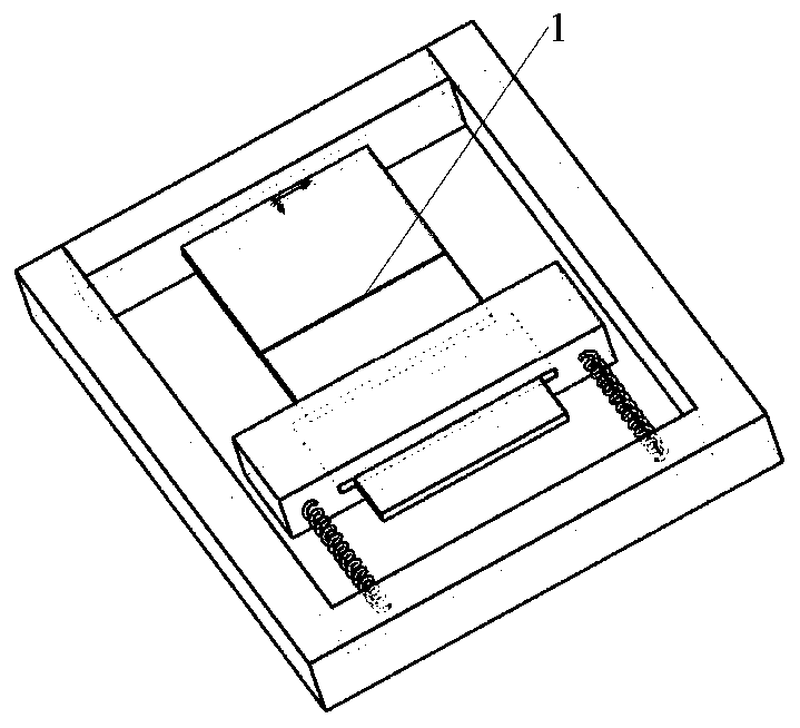 Rotary self-frequency-modulation piezoelectric vibration energy collector