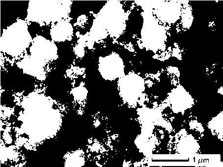 Silver phosphate cuboid/P25 dual-function composition material and preparation method thereof