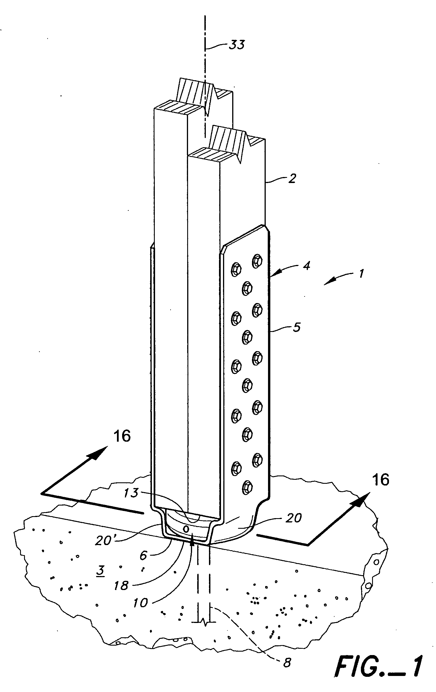 Concentric holdown connection