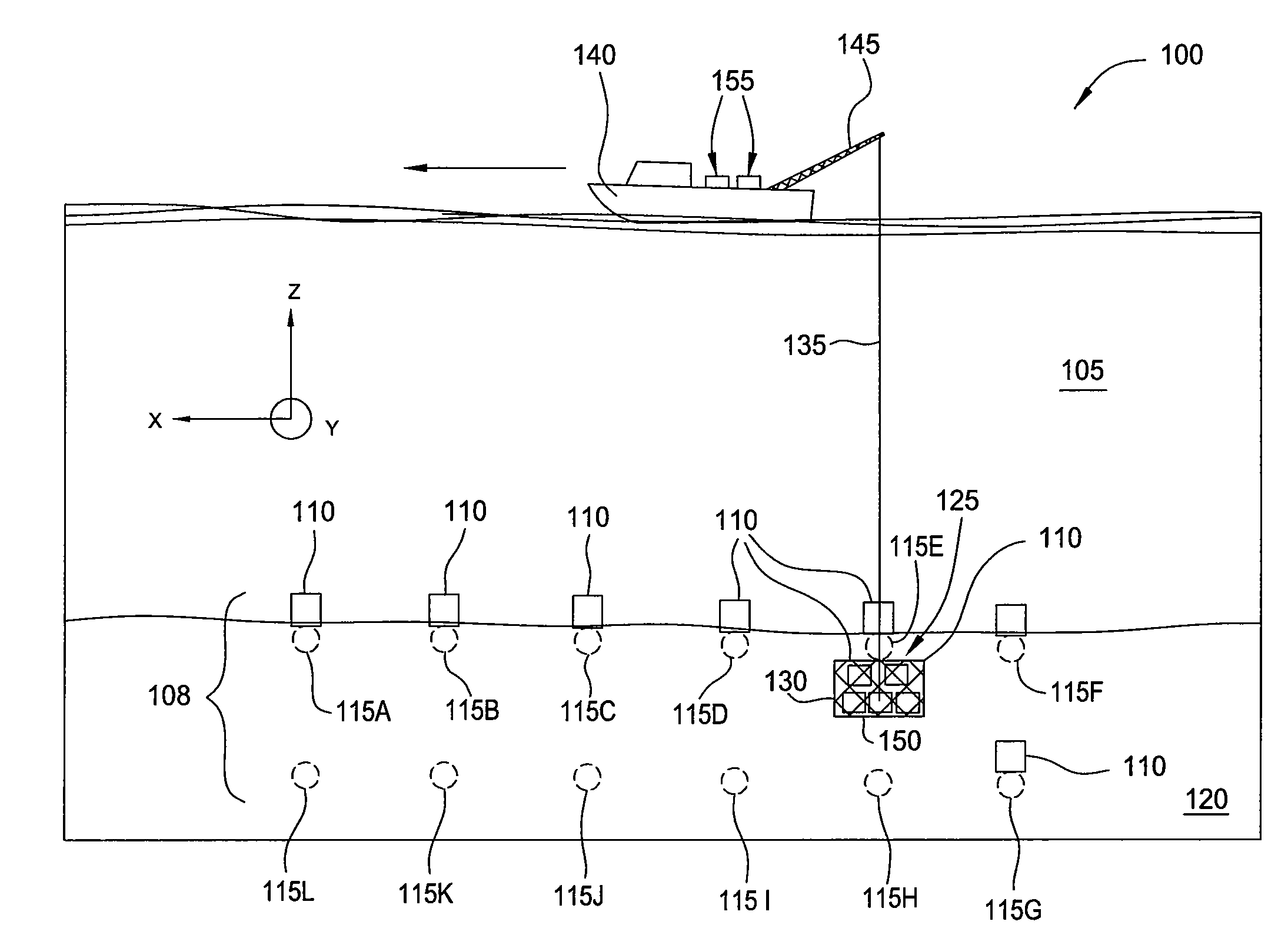 Ocean bottom seismic sensor deployment vehicle