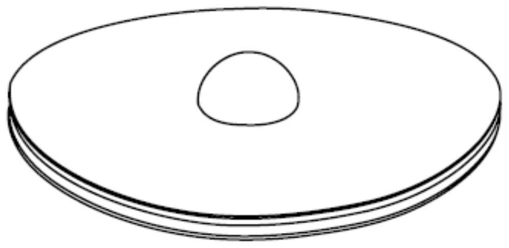 Focal length adjustable lens based on dielectric elastomer driver and preparation method thereof