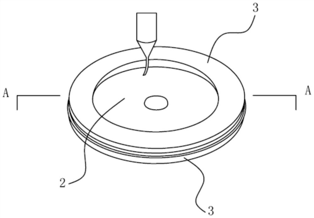 Focal length adjustable lens based on dielectric elastomer driver and preparation method thereof