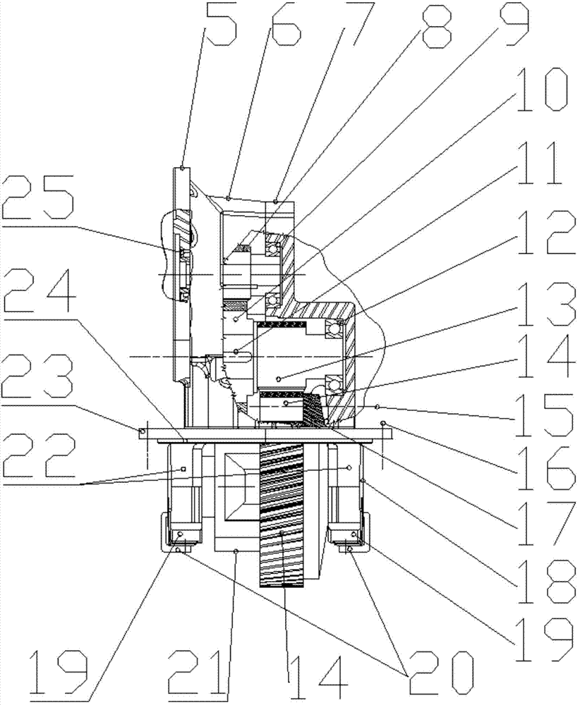 Axle assembly driven by new energy