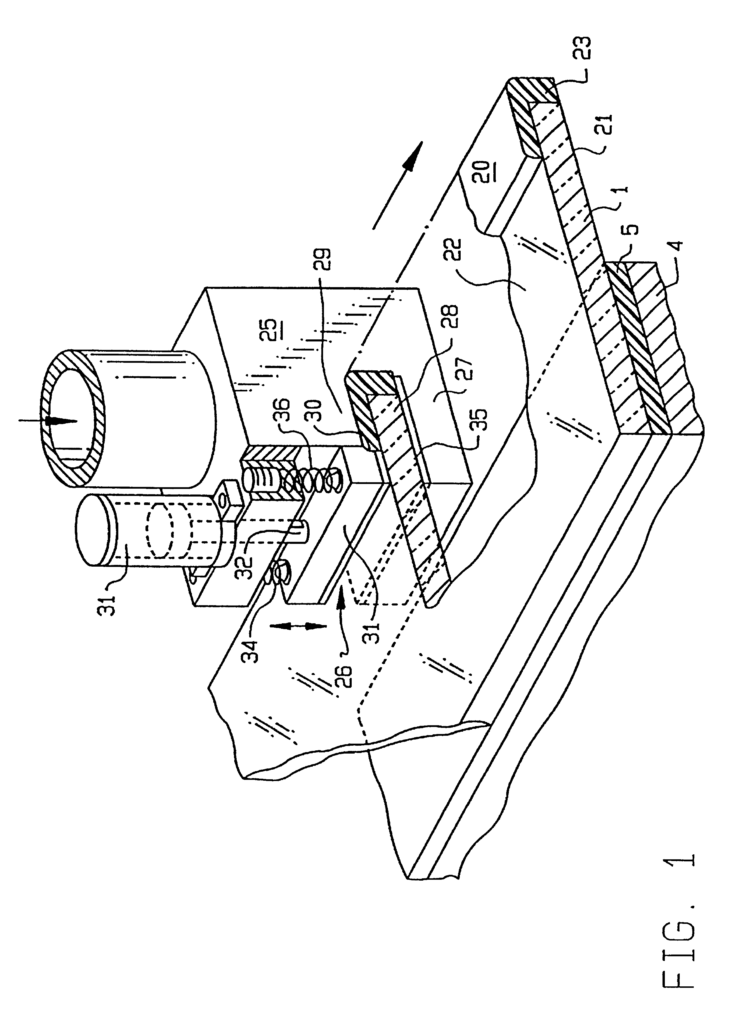 Device for extruding a polymer frame onto a plate-shaped object