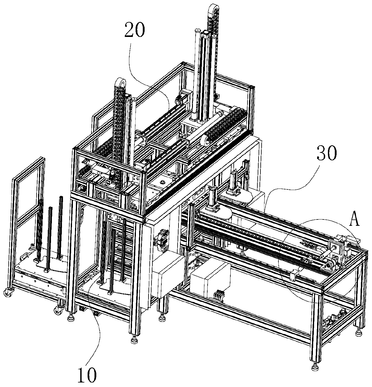 Fabric positioning conveying equipment used for inlaying injection molding and fabric positioning method