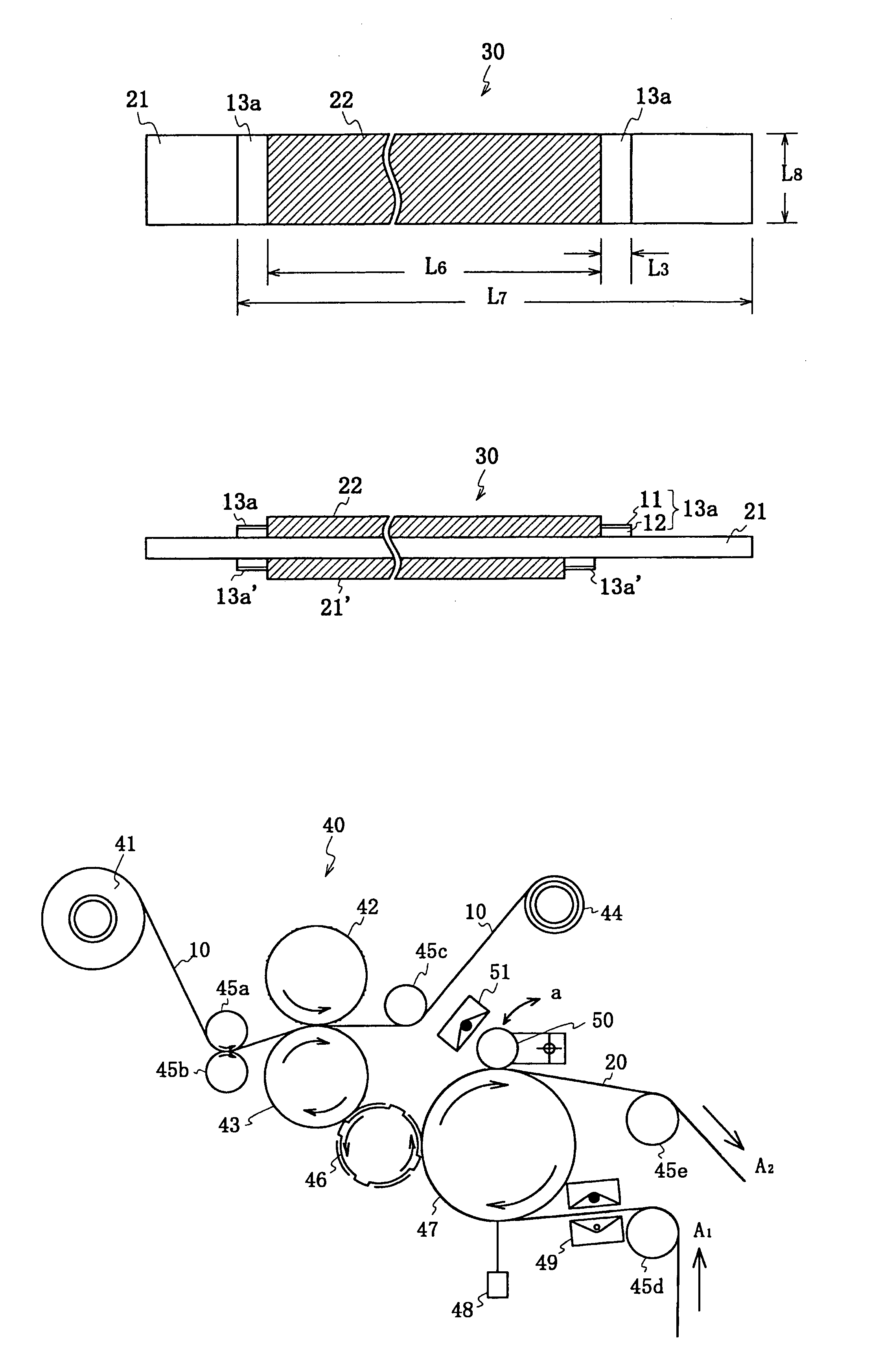 Electrode plate for secondary battery, method of manufacturing the same, and secondary battery using the same