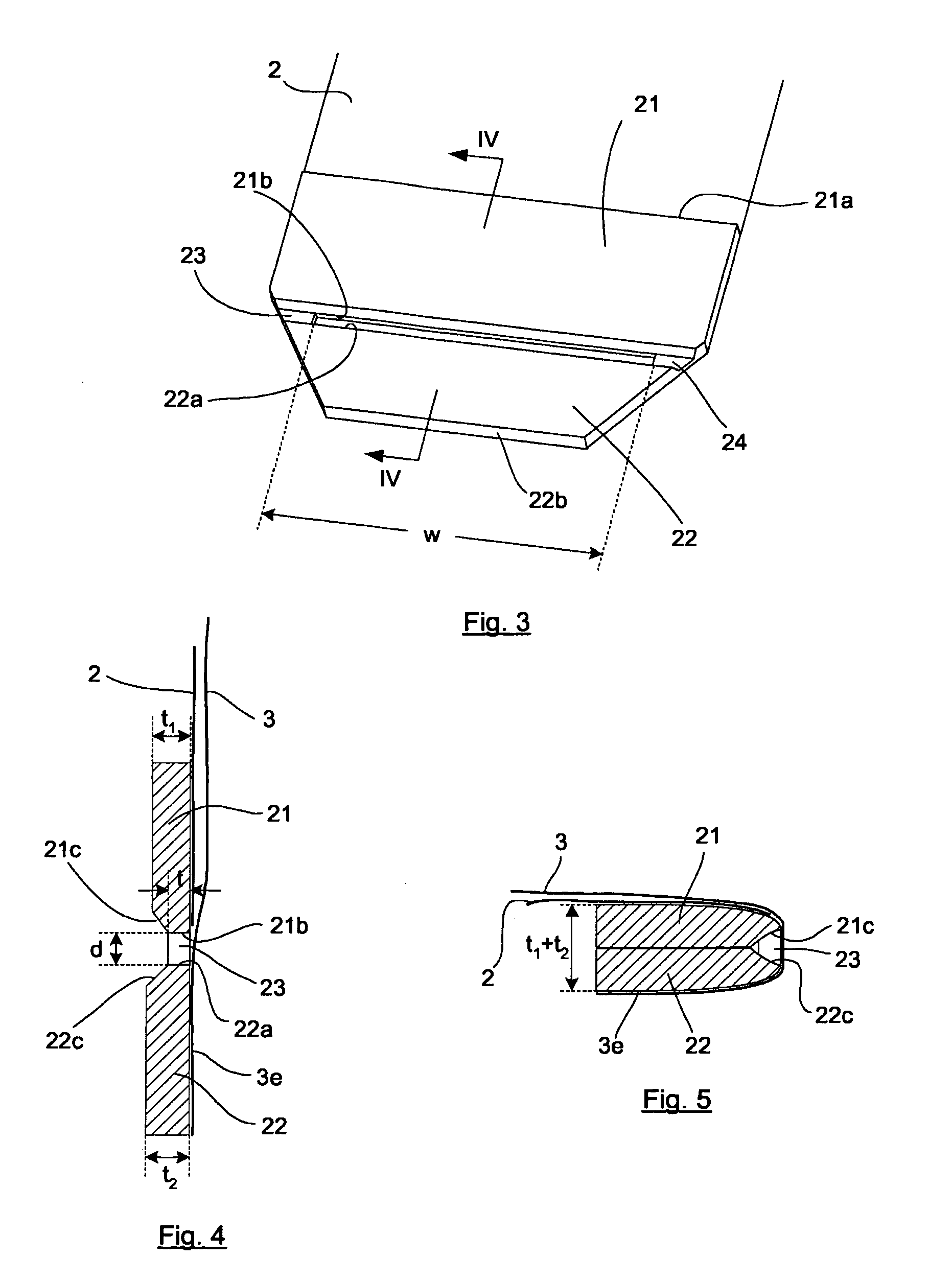 Collecting Bag Having Closure Provided with a Chamfer