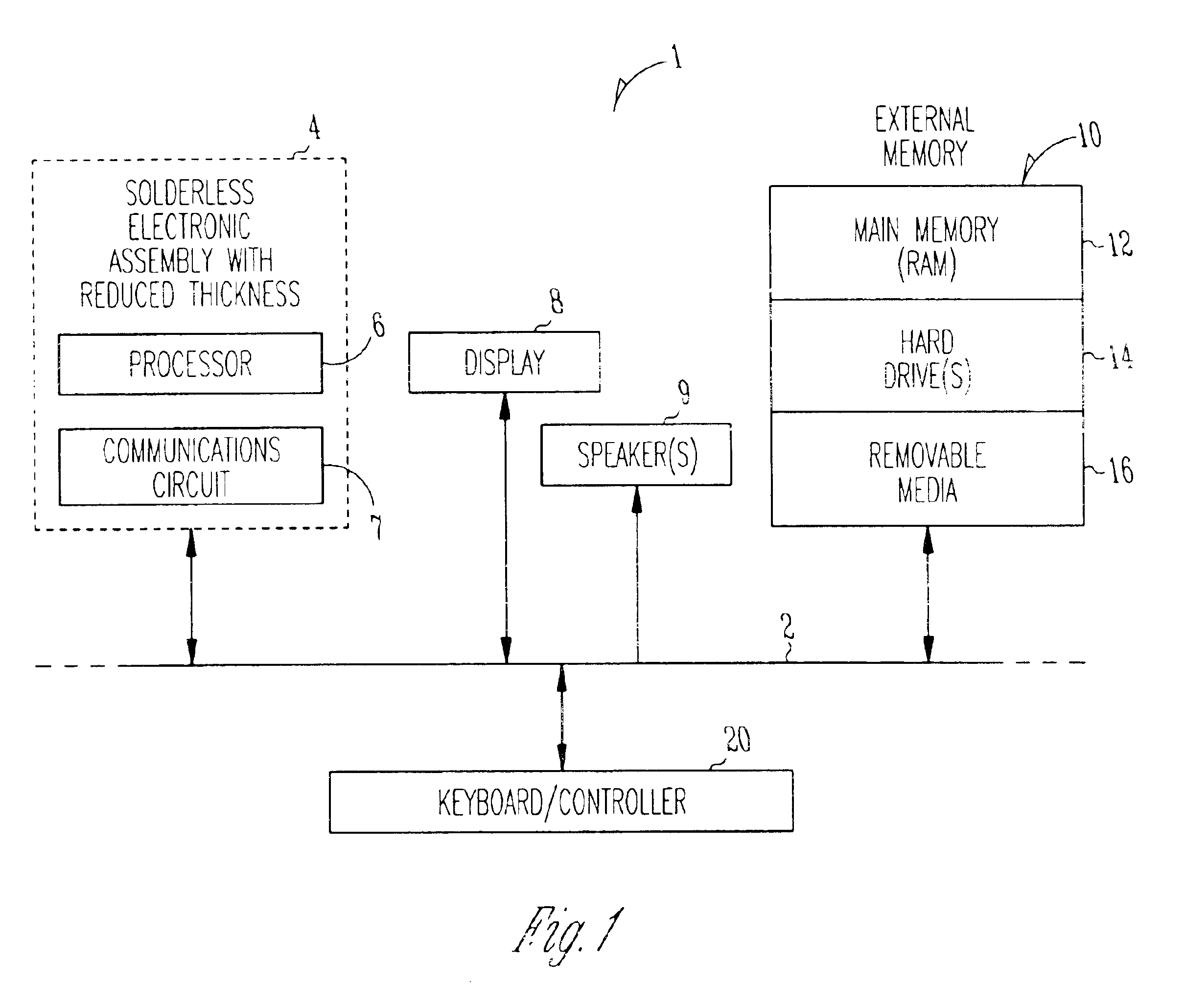 Solderless electronics packaging