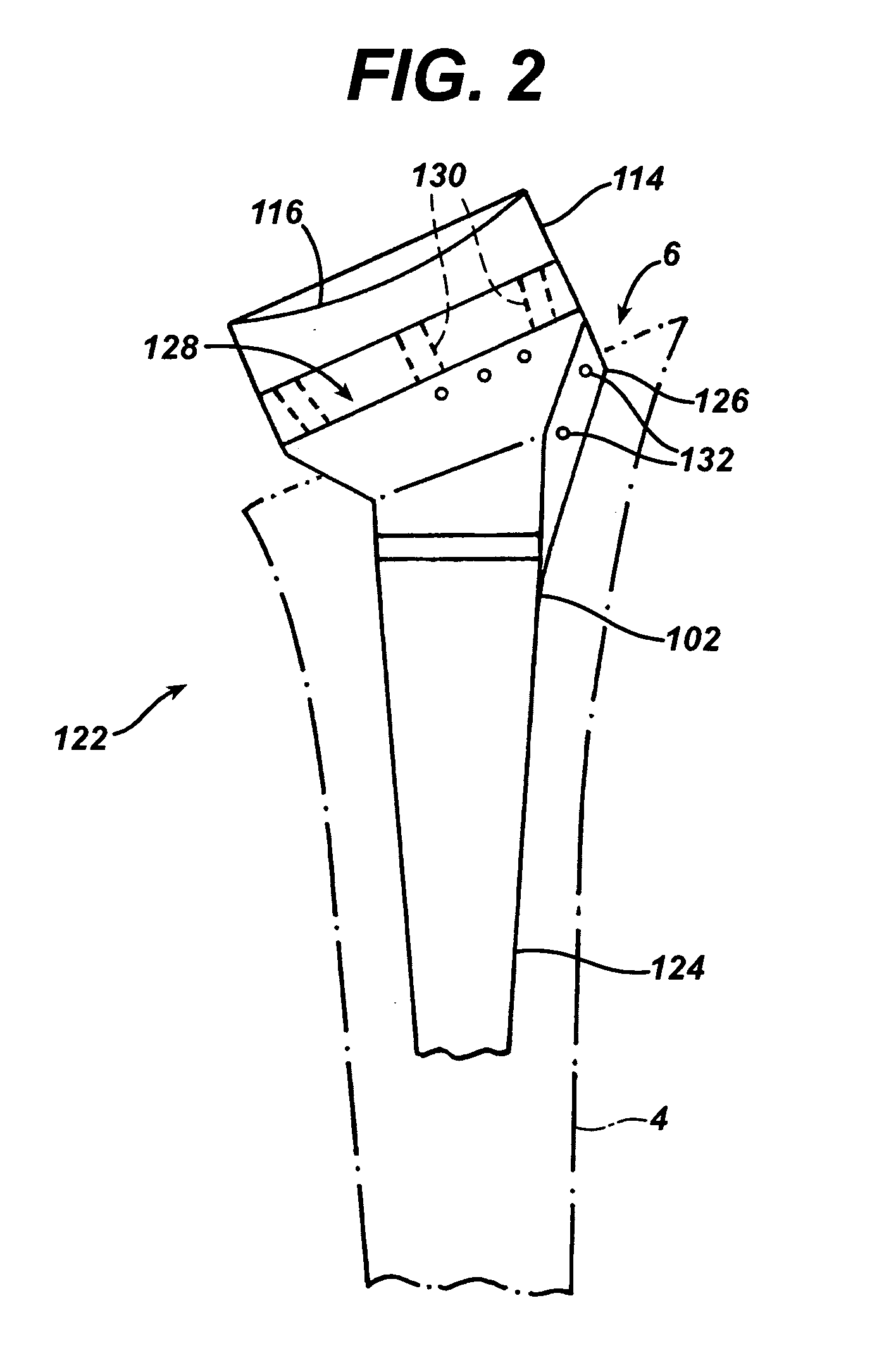 Extended articulation prosthesis adaptor and associated method