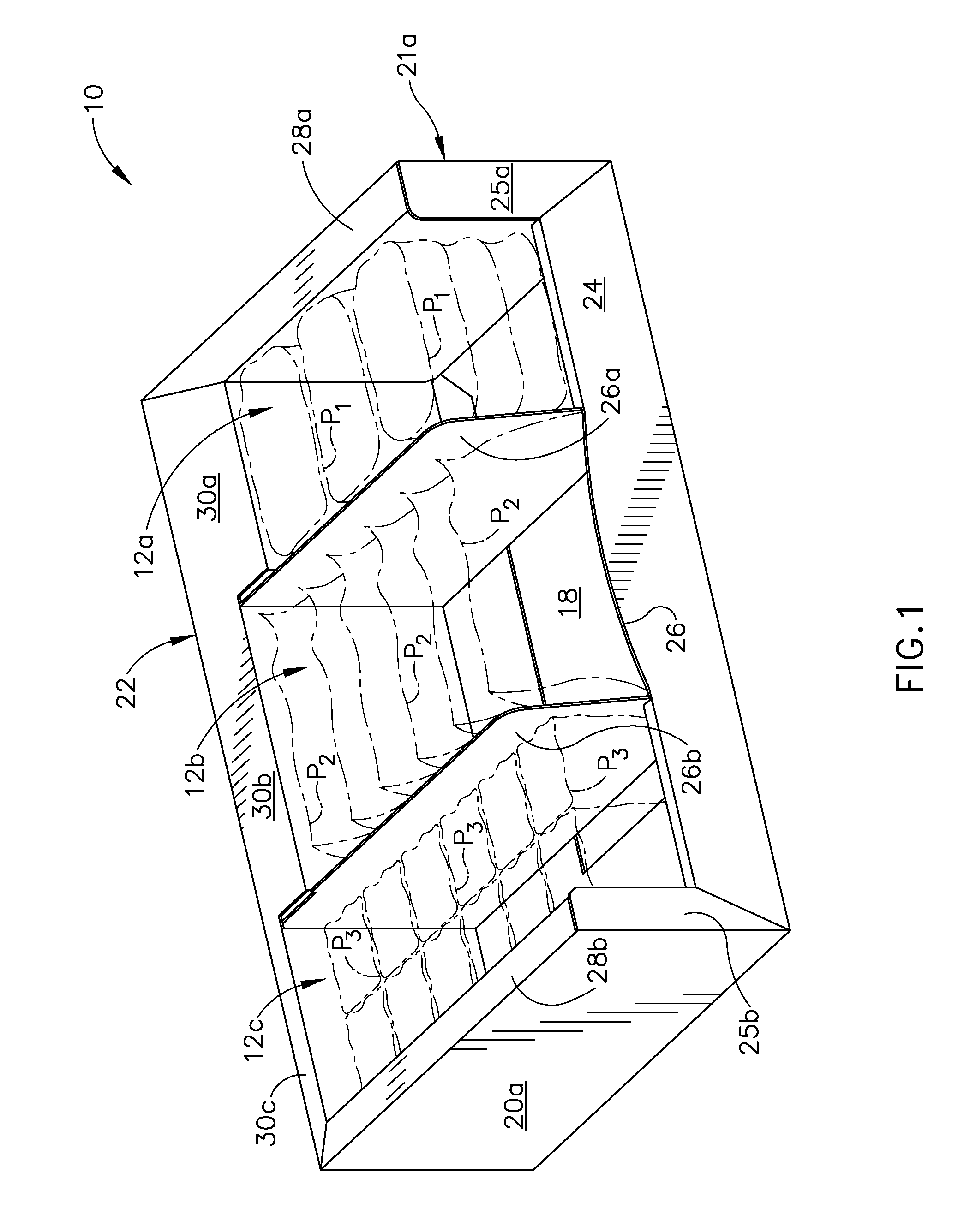 Display Tray With Adjustable Compartments