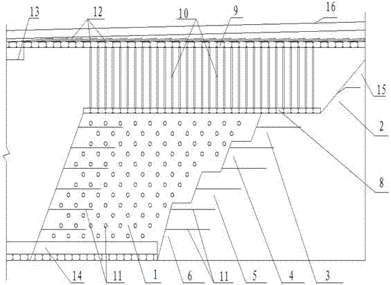 Construction method for wind-blown sand tunnel