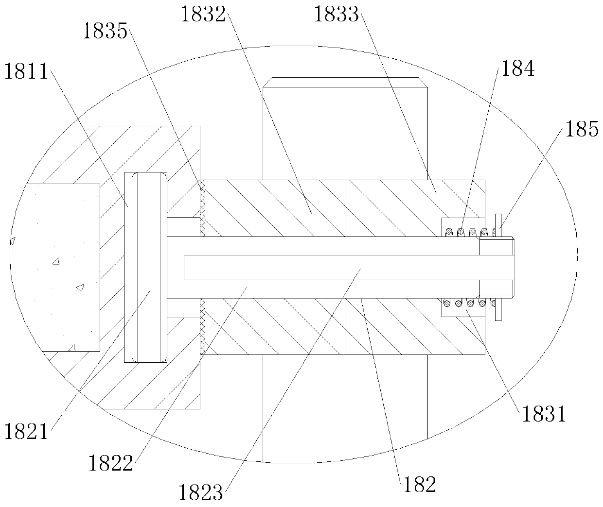 A kind of computer table with the function of lifting hands