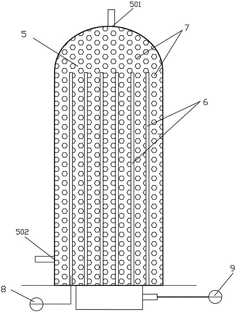 Deoxidation method and device for converter gas