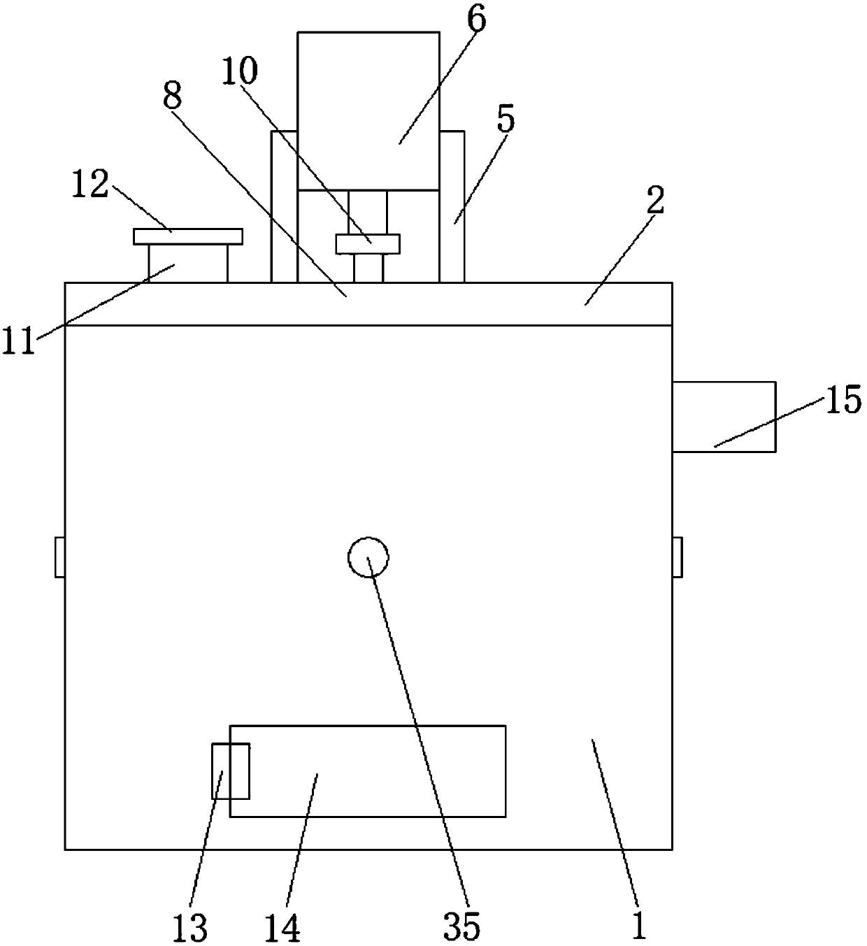 An easy-to-clean quick-frying device for pharmaceutical processing