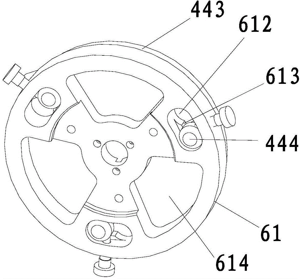 Polishing clamping device for special-shaped surface products