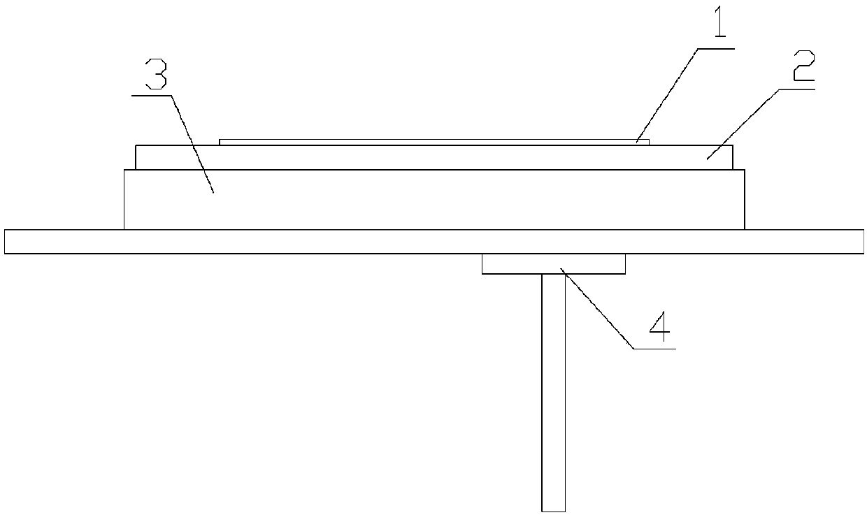 Micro-strip navigation antenna with air back cavity