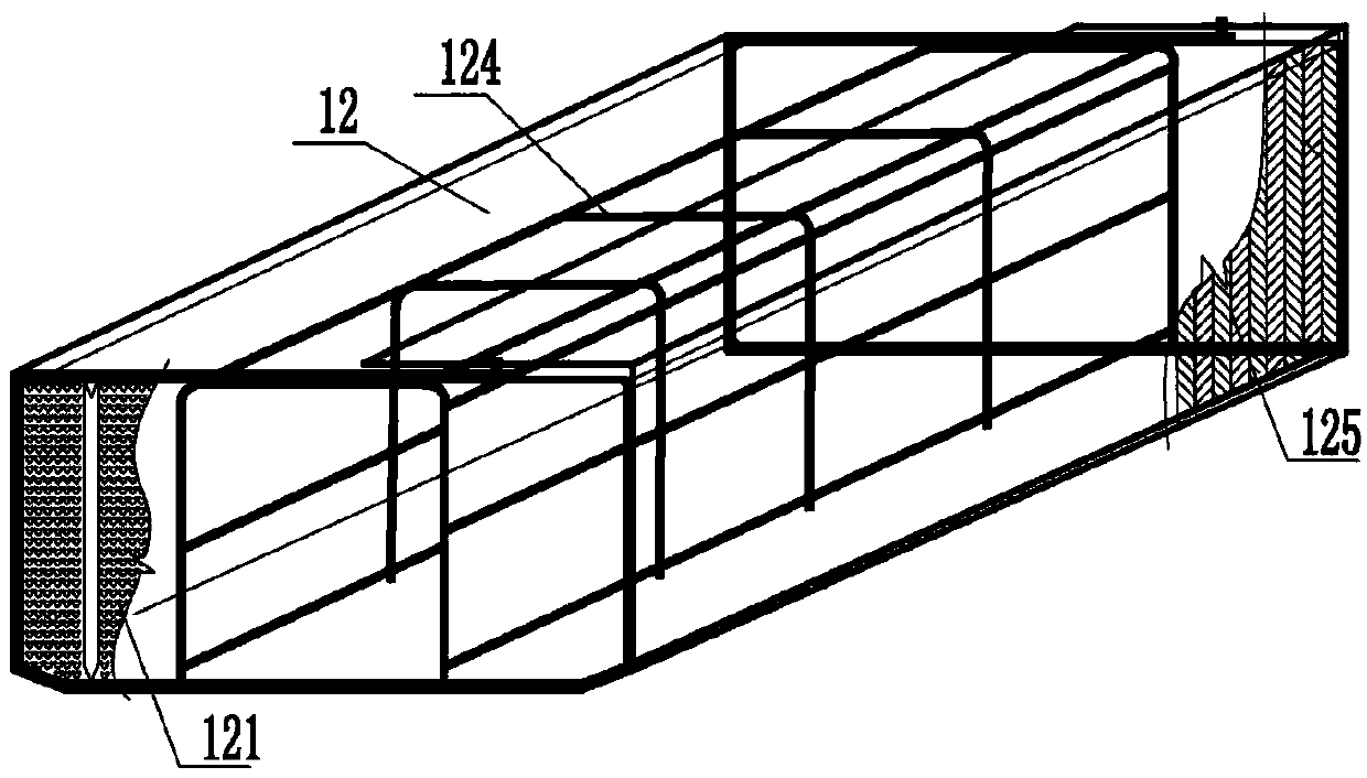 A prefabricated concealed beam floor