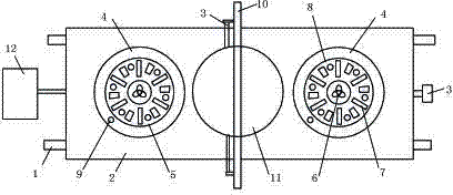 Boiler base of liner movable type ribbon-like filament treatment boiler