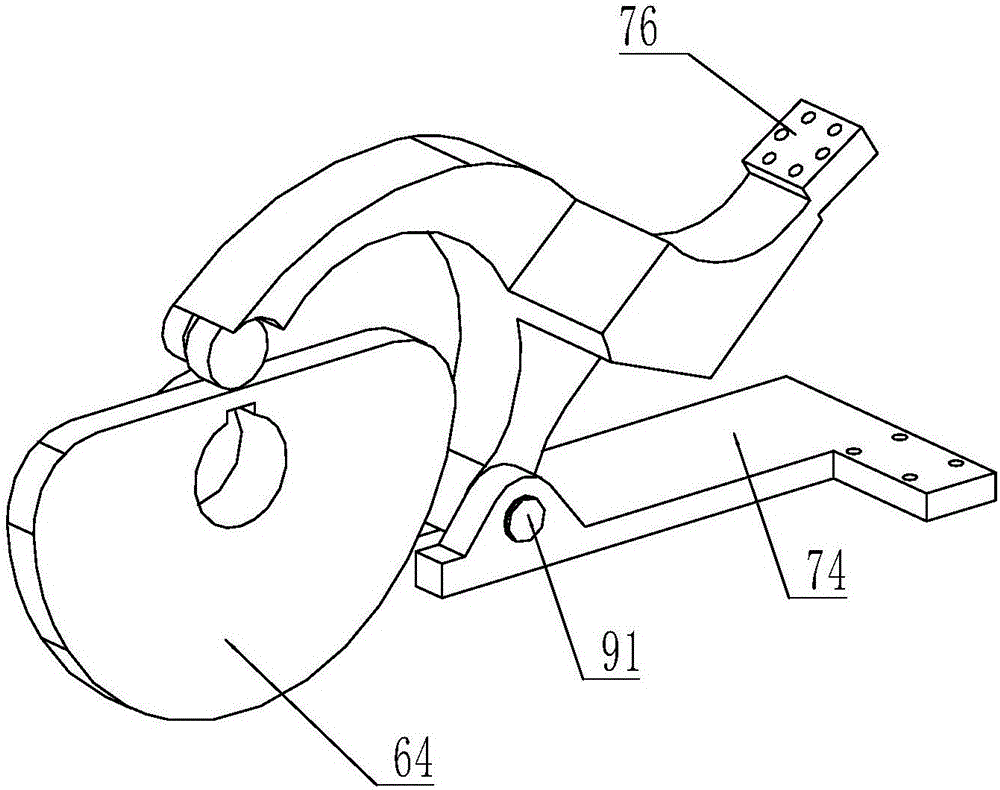 Device for machining jacquard heddle camb and right side heald loop