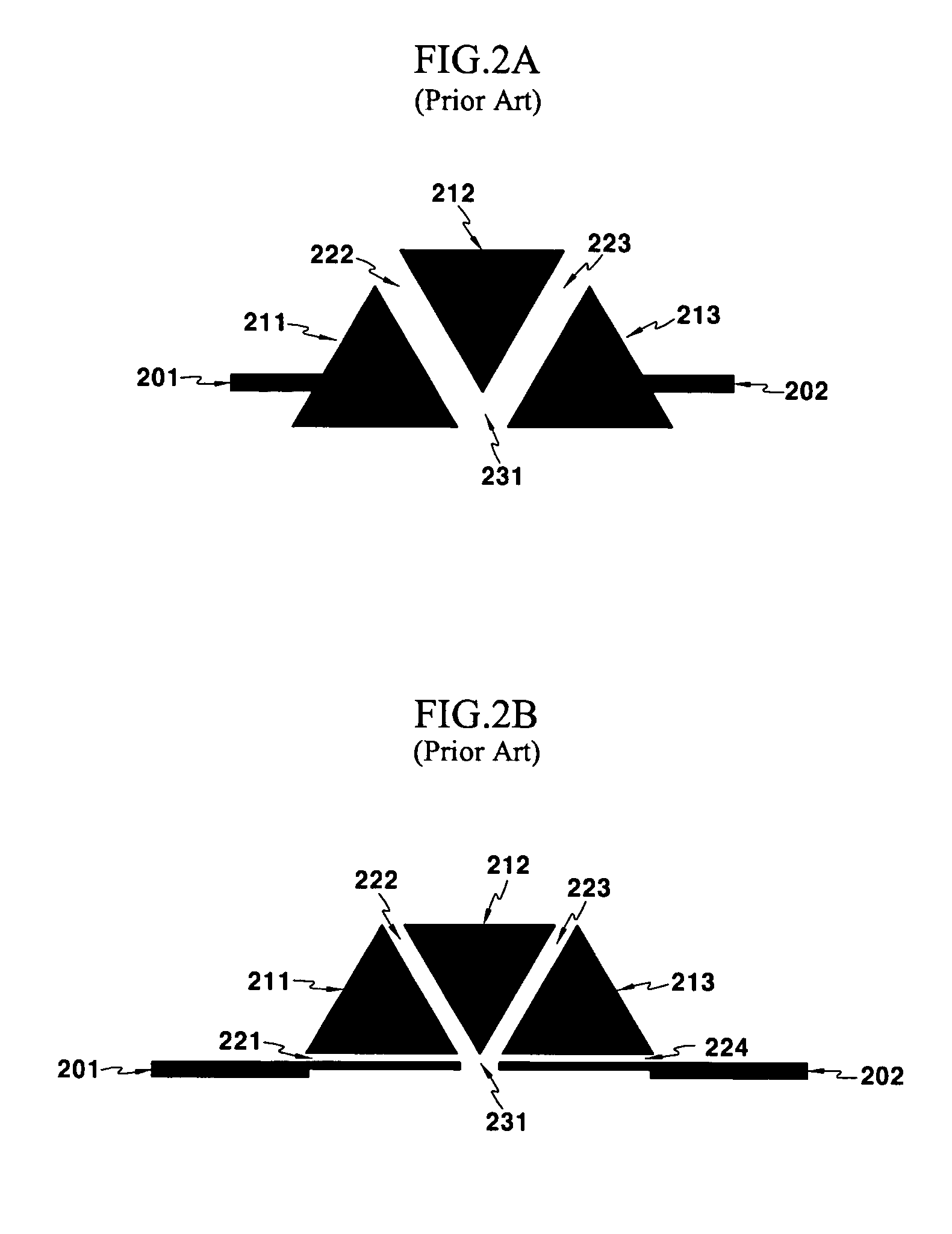 Microstrip cross-coupled bandpass filter with asymmetric frequency characteristic