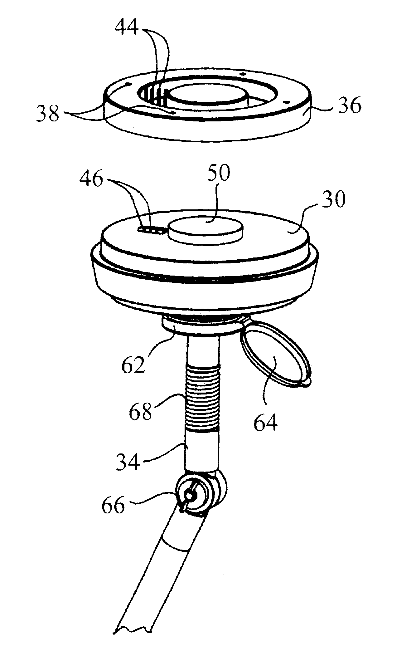 Smoke alarm and mounting kit