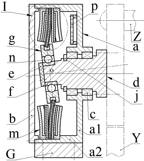 A rotary piezoelectric-friction composite generator