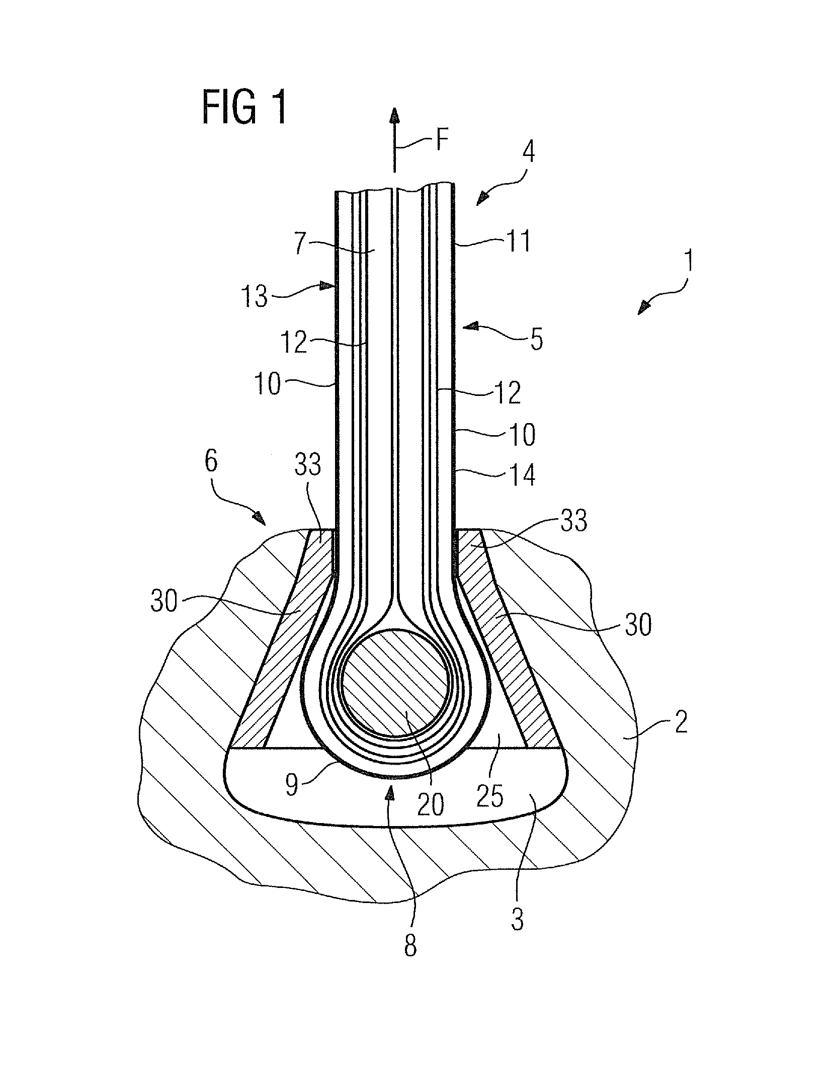 Turbine or compressor blade