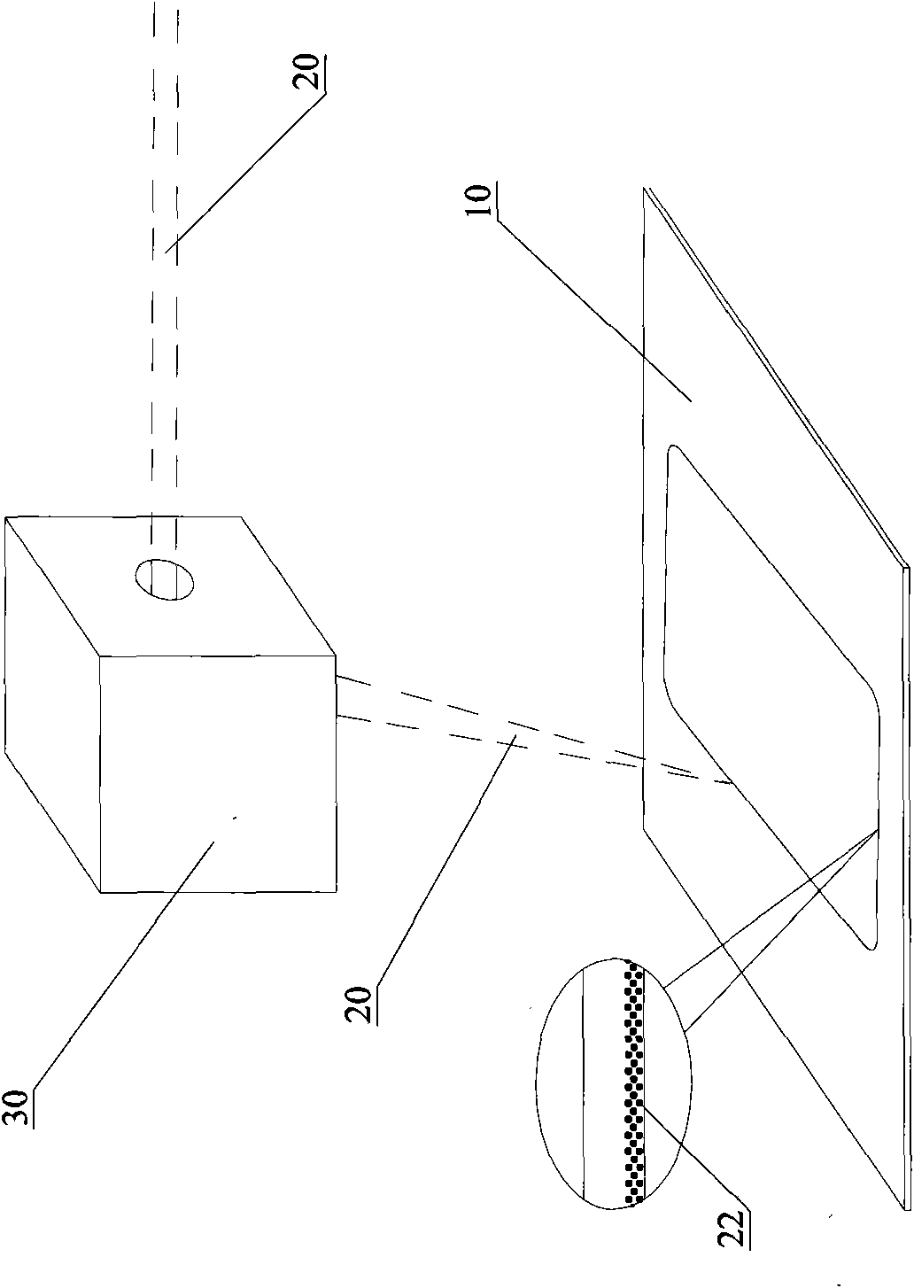 Method for cutting glass by laser