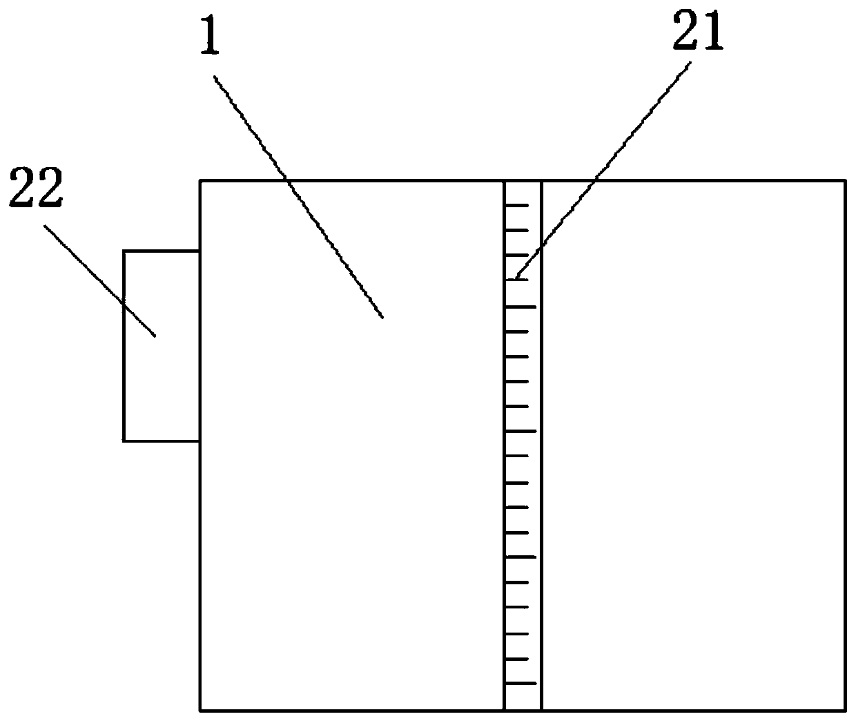 Discontinuous unsaturation soil rainfall infiltration physical simulation system and measuring method