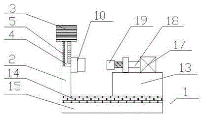 Shuttlecock gluing device